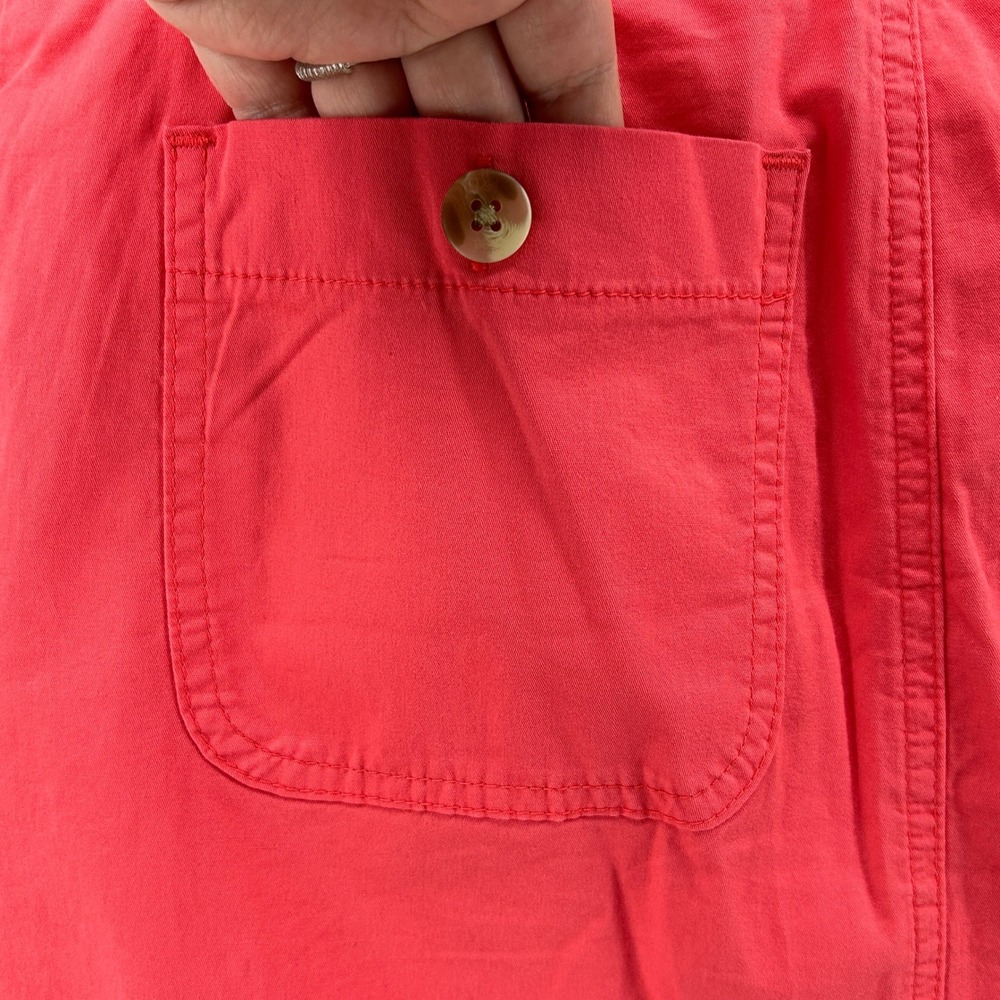 Lee Regular‎ Fit Skort Mid Rise Coral Pink Stretch 6M Utility Preppy Active Golf - Picture 9 of 10